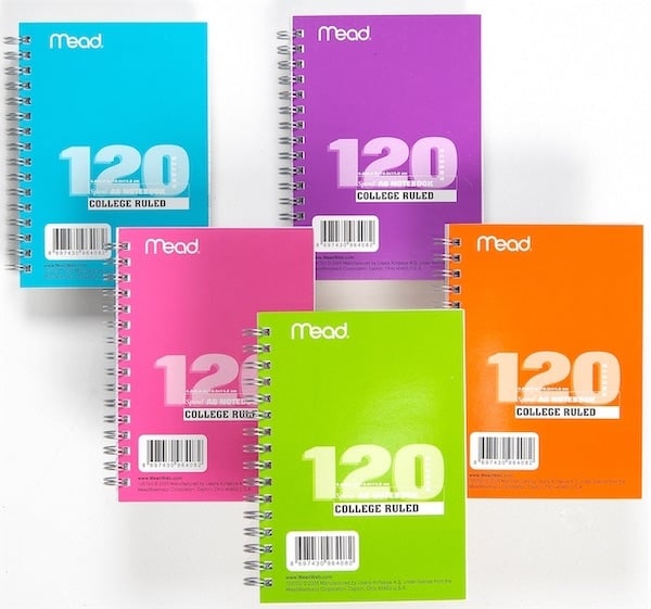 MEAD DEFTER SPİRALLİ KARTON KAPAK A6 120 YP ÇİZGİLİ M-105750