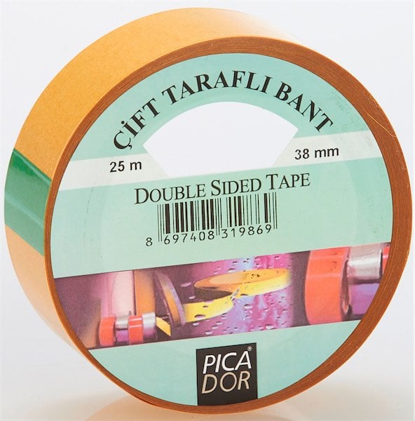 PICADOR ÇİFT TARAFLI BANT ASKILI 4101 38MMX25MT KM004