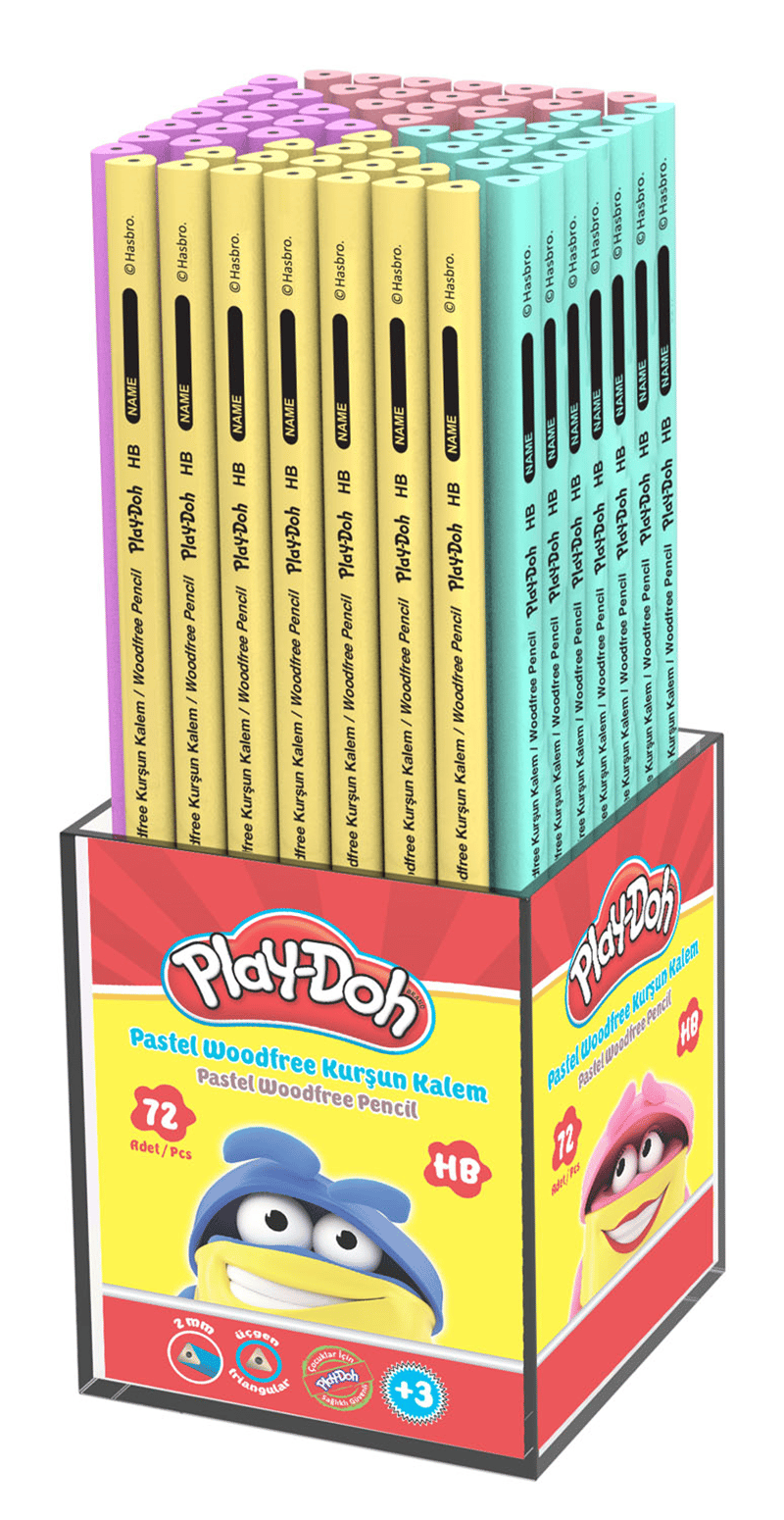 PLAY-DOH KURŞUN KALEM WOODFREE PASTEL PLAY-KK021