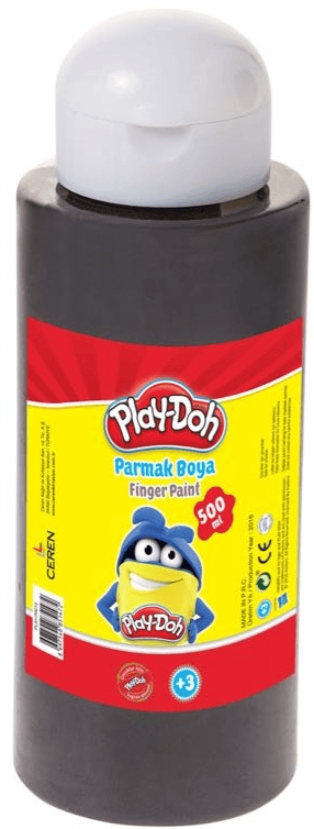 PLAY-DOH PARMAK BOYASI 500ML SİYAH PLAY-PR015