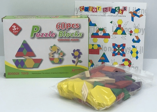 RASYONEL TANGRAM AHŞAP 60 PARÇA 8481