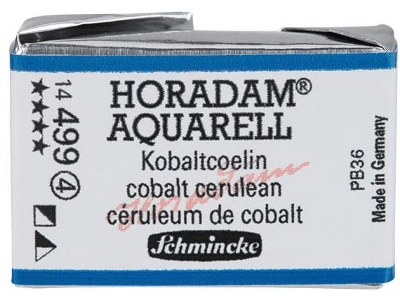 SCHMİNCKE HORADAM AQUARELL ARTİST SULU BOYA TAM TABLET SERİ 4 499 COBALT CERULEAN 14499043
