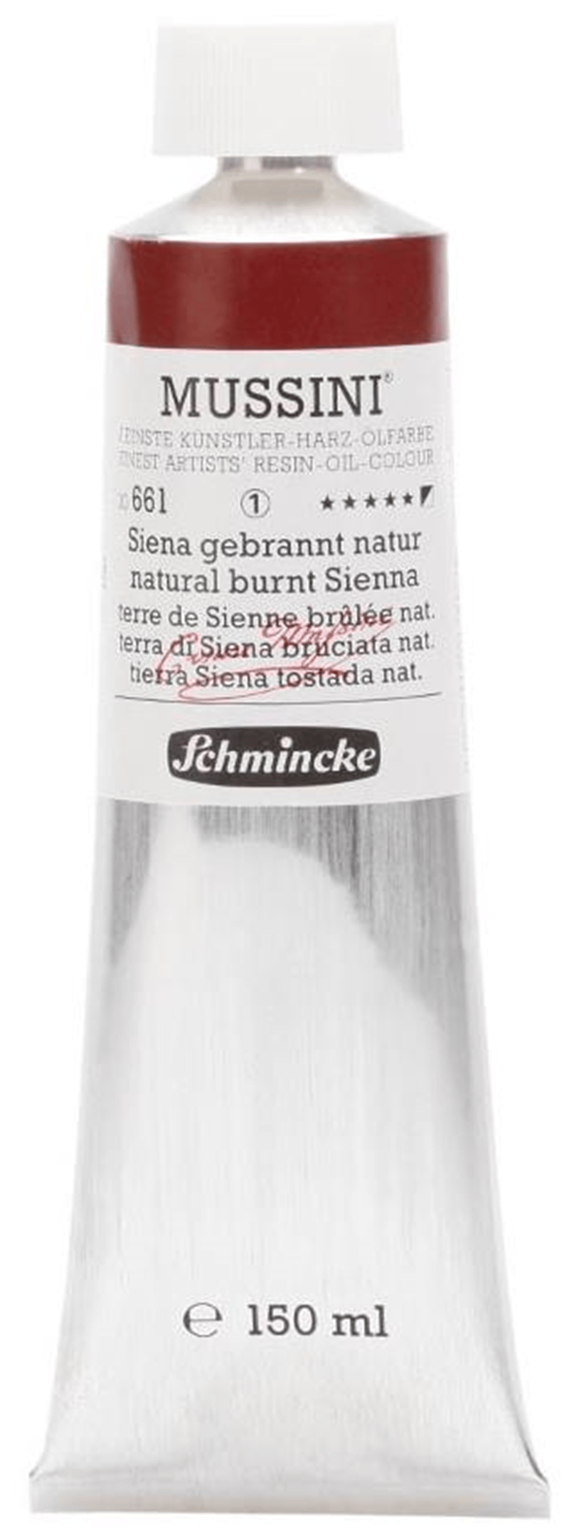 SCHMİNCKE MUSSİNİ ARTİST YAĞLI BOYA 150 ML SERİ 1 661 NATURAL BURNT SİENNA 10661019