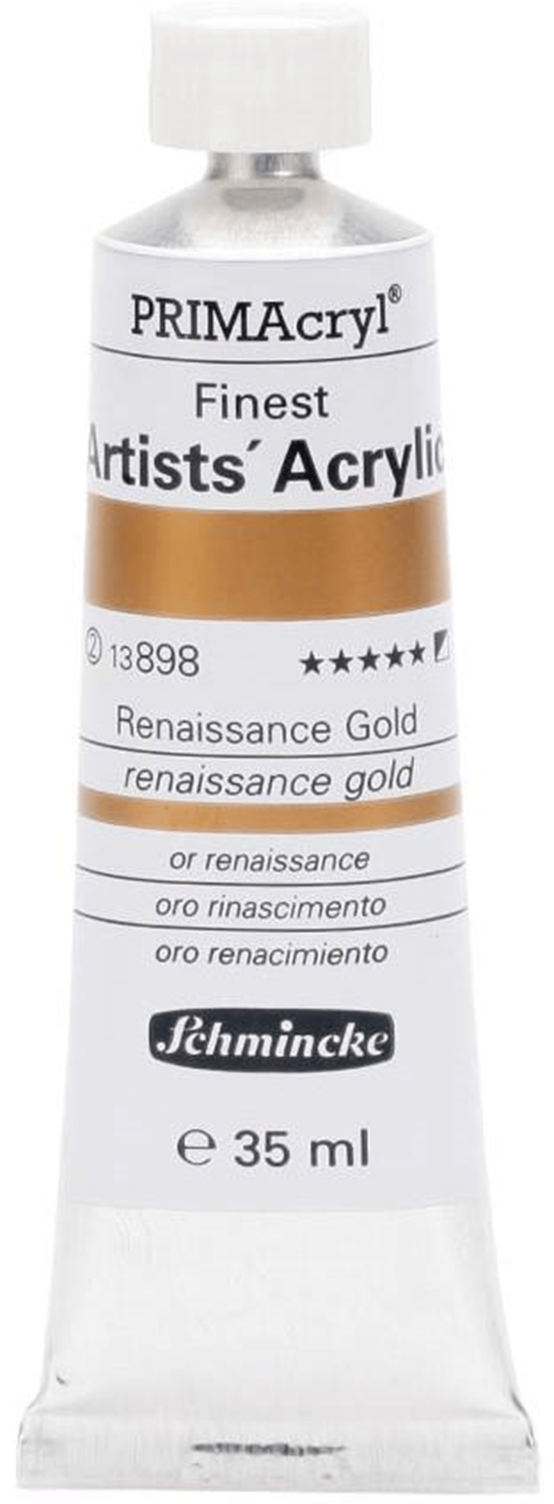SCHMİNCKE PRIMACRYL ARTİST AKRİLİK BOYA 35 ML SERİ 2 898 RENAİSSANCE GOLD 13898009