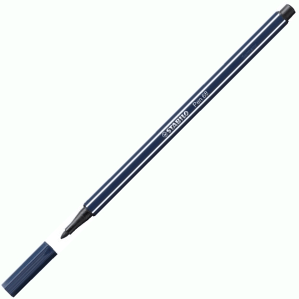 STABILO KEÇELİ KALEM PEN 68 MAVİ SİYAH 68/98