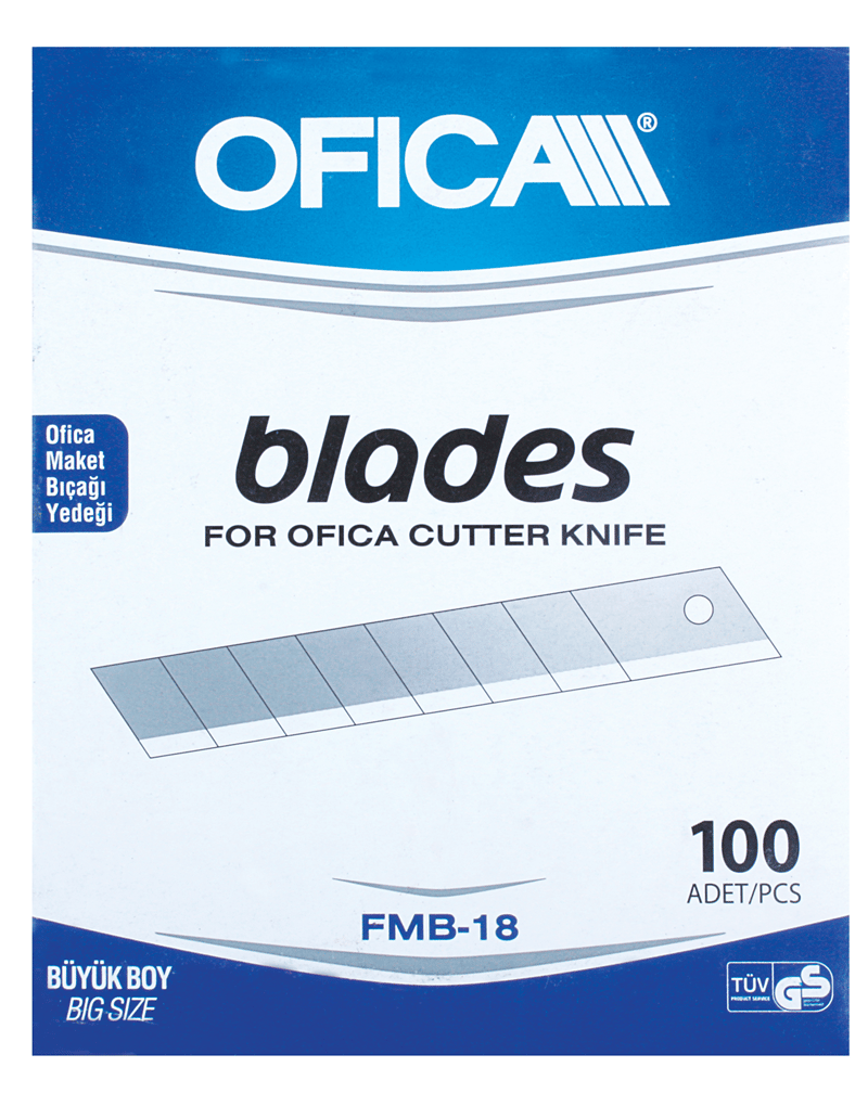 SÜDOR MAKET BIÇAĞI YEDEĞİ OFİCA 1.8 MM 10 LU FMB-1