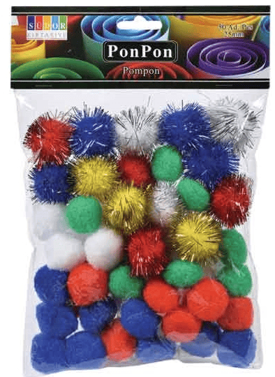 SÜDOR PONPON METALİK+NORMAL 50 Lİ SS24