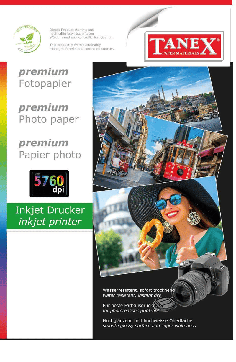 TANEX FOTOĞRAF KAĞIDI A4 150 GR 25 Lİ HC150G-25