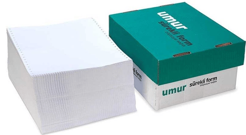 UMUR SÜREKLİ FORM 11x24CM BEYAZ 4/N 500 LÜ 30000022