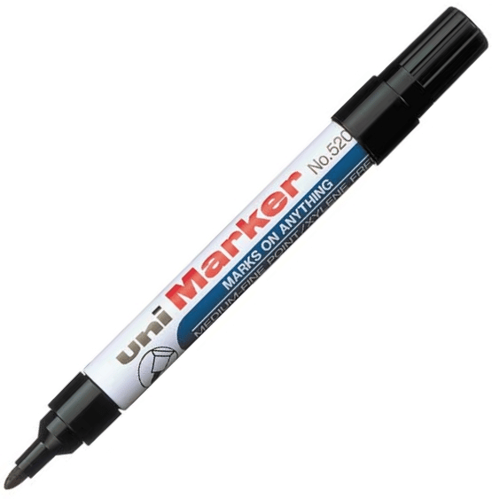 UNİ KOLİ MARKÖRÜ 1-3 NO.520F SİYAH