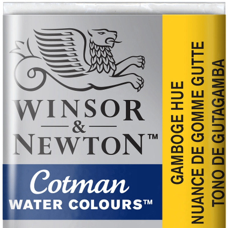 W&N SULU BOYA COTMAN YARIM TABLET GAMBOGE HUE 266 WN-0301266