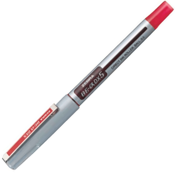 ZEBRA ROLLER İĞNE UÇLU 0.5 KIRMIZI DX5