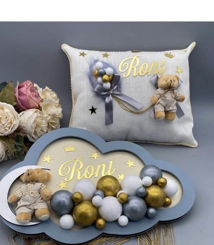 Bulut Kapı Süsü Takı Yastığı Set