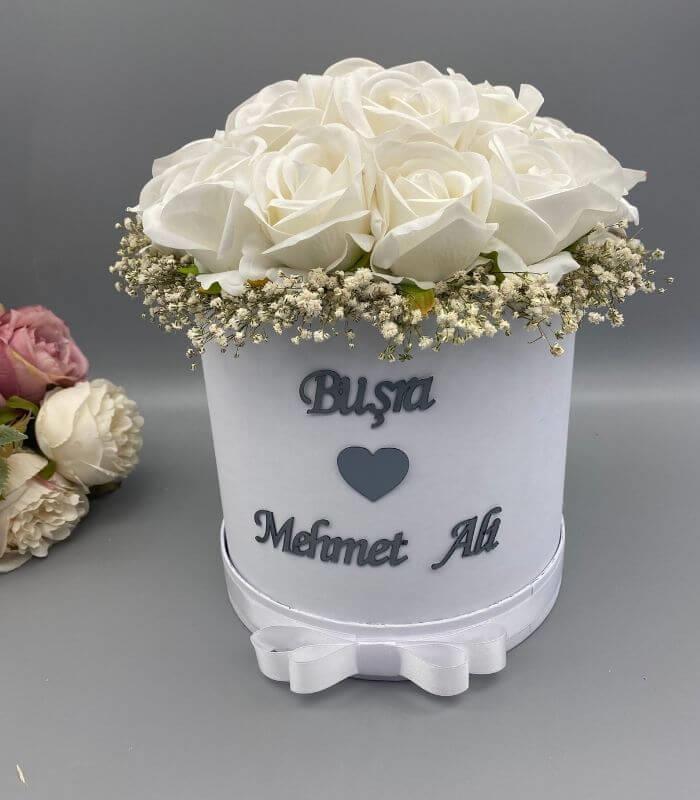 Kırmızı ve Beyaz Gül Buketi - İsteme & Kız İsteme