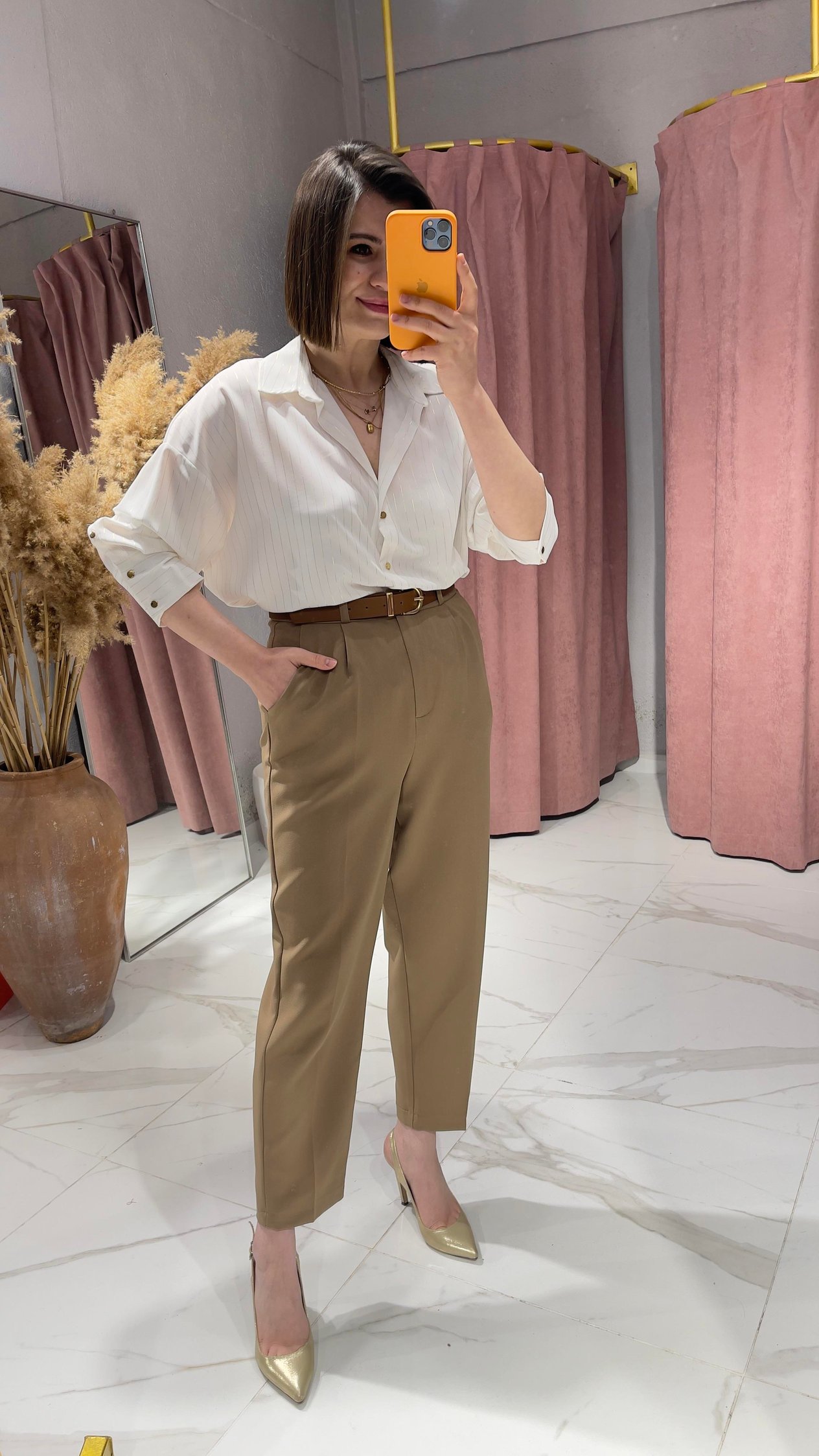 HAKİ KUMAŞ PANTOLON