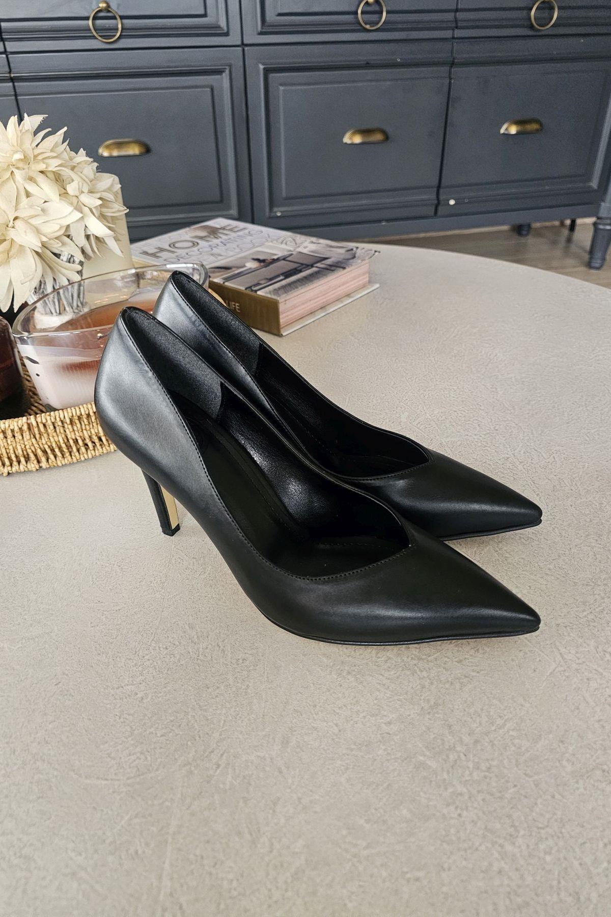 10 021 Ops Topukla Kadın İnce Topuklu Stiletto 