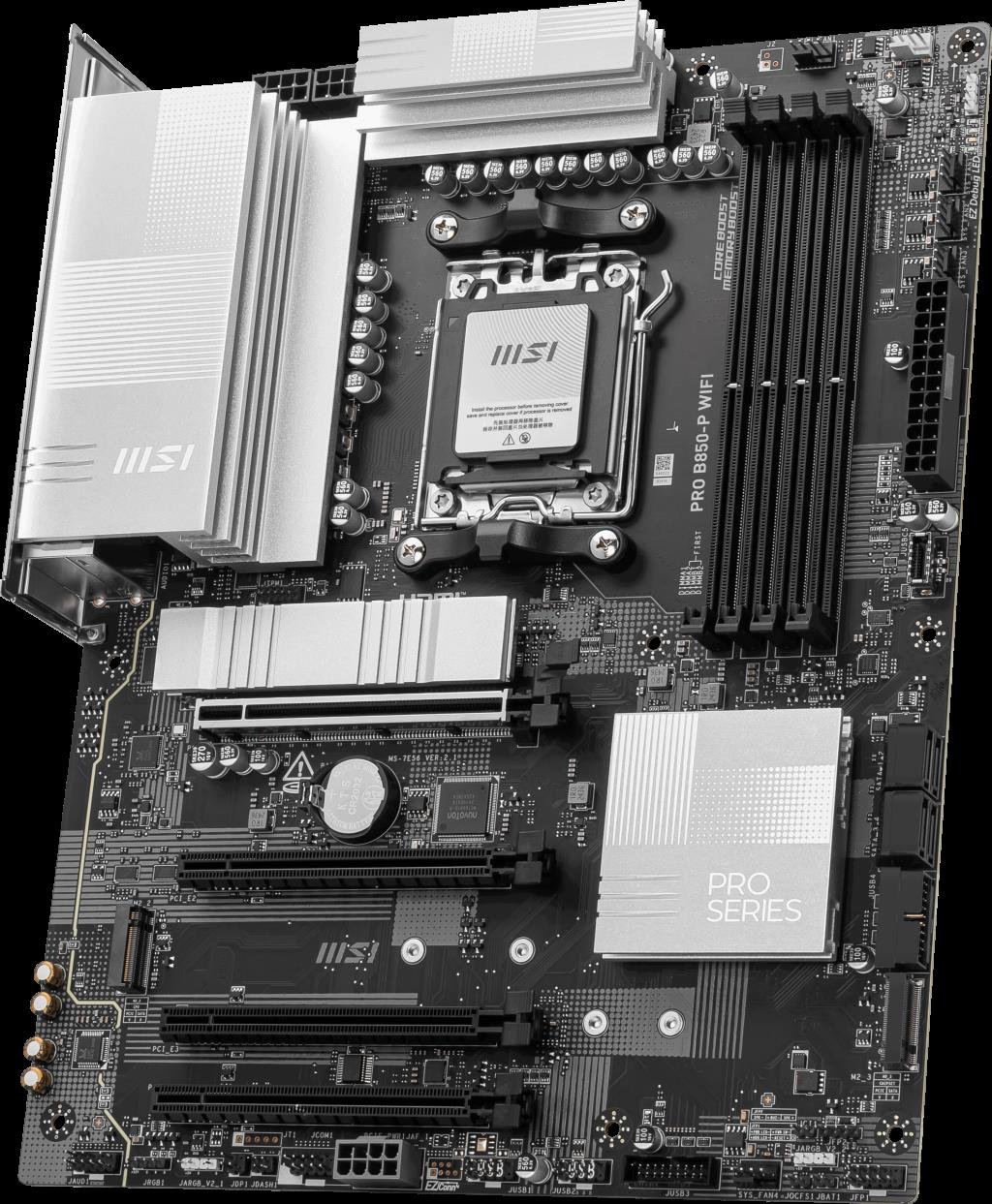 MSI MB PRO B850-P WIFI AM5 DDR5 8200MHZ(OC) HDMI 3x M.2 USB 10Gbs 5G LAN WI-FI 7 ATX