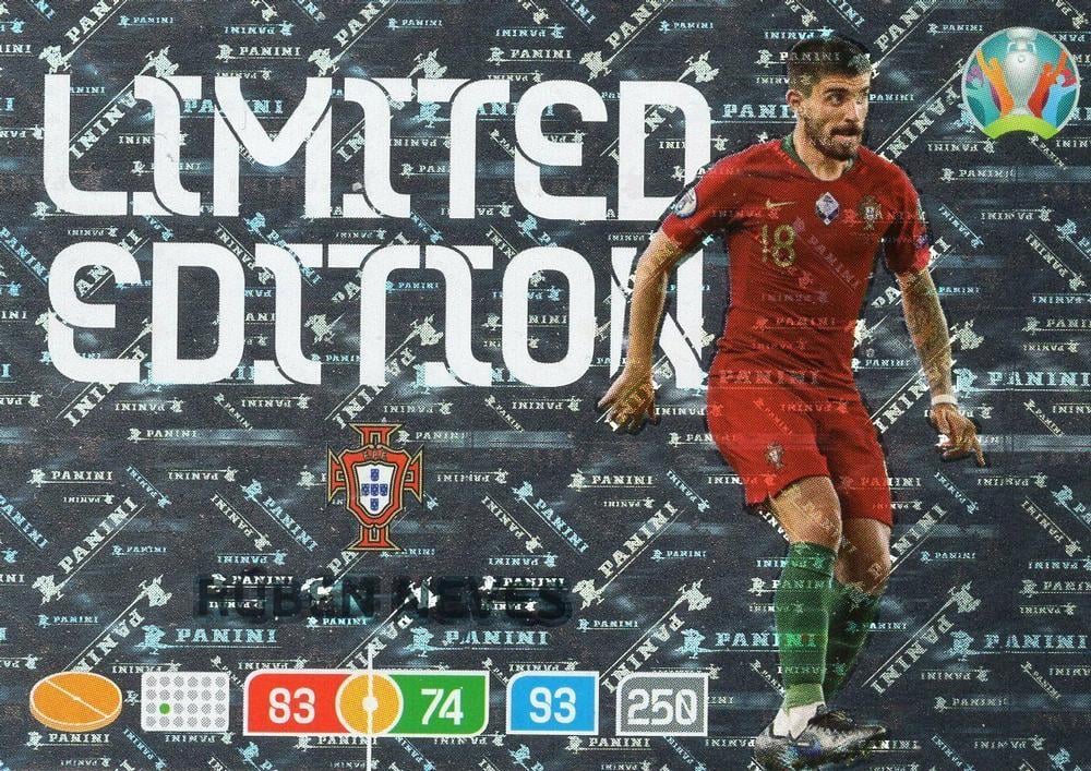 Panini Adrenalyn XL Euro 2020 Futbol Kartları Limited Edition Ruben Neves