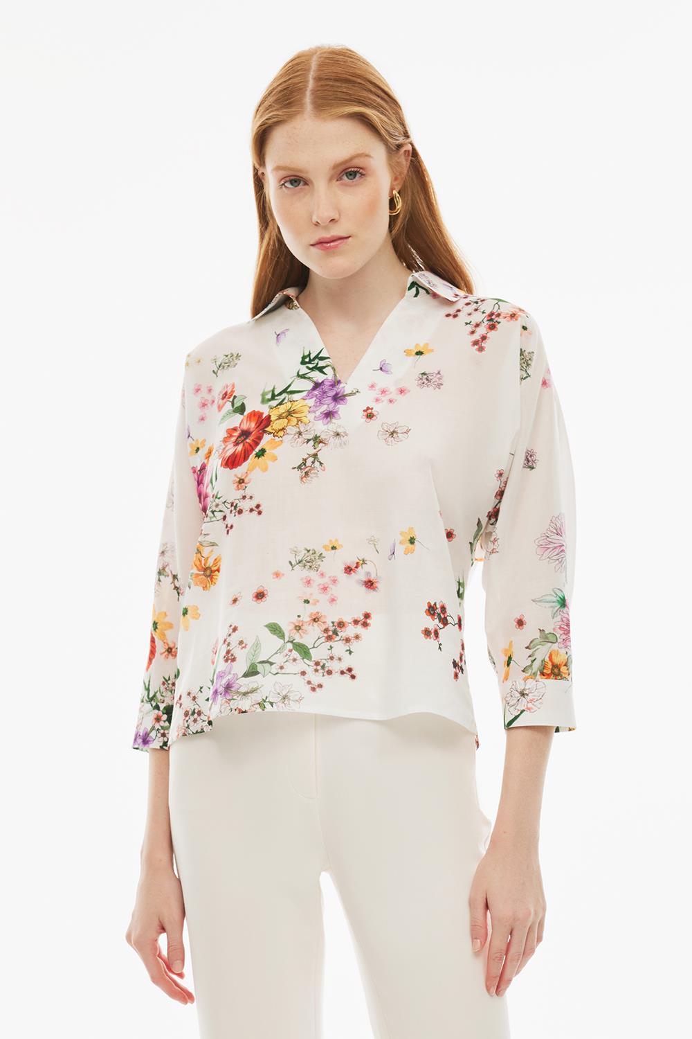 FLOWER BLOUSE 3042