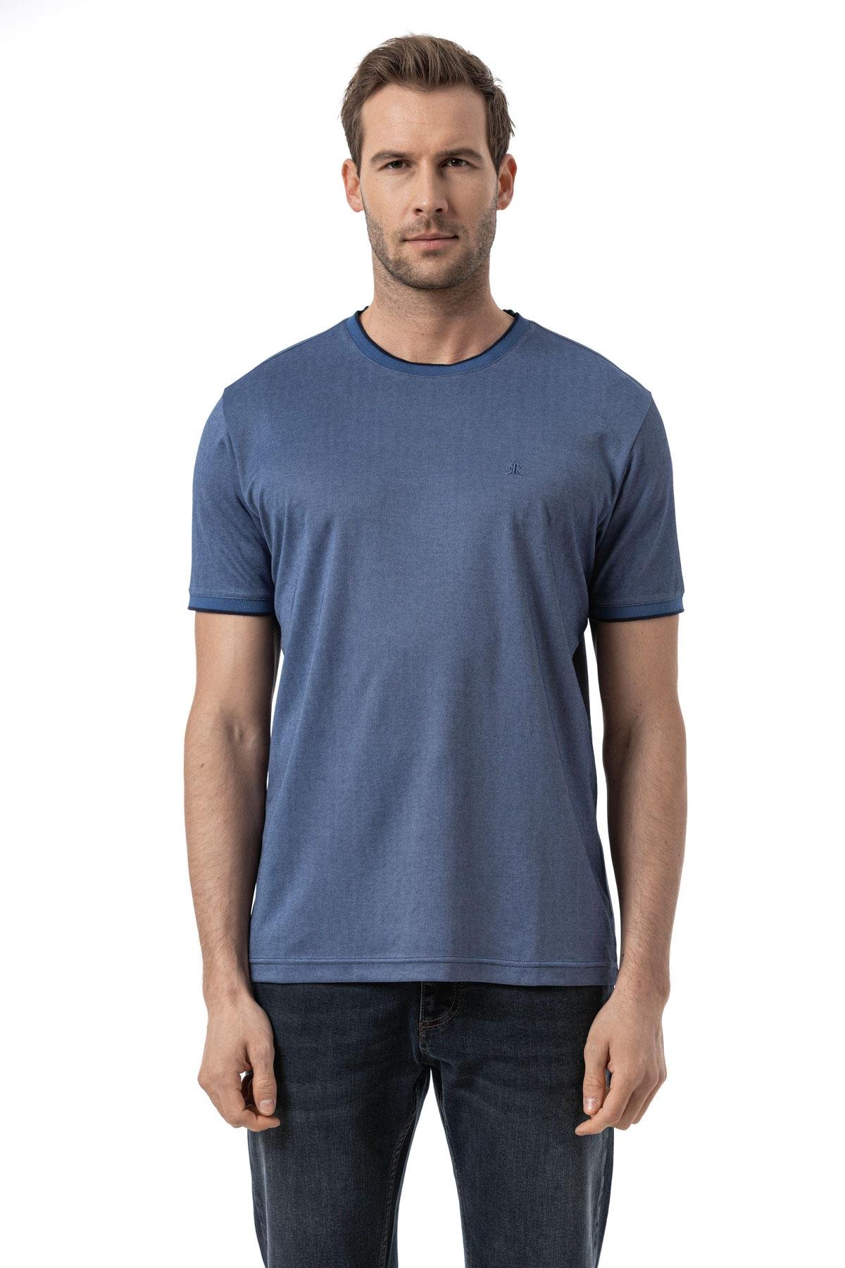 Cotton Slub Pique - Crew Neck
