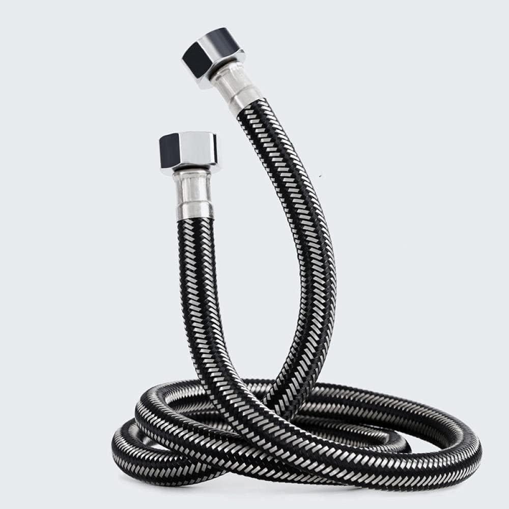 1/2 E-3/4 Termosifon & Şofben-Pas.Çelik Örgülü Flexıble Bağlantı Hortumu 80 Cm