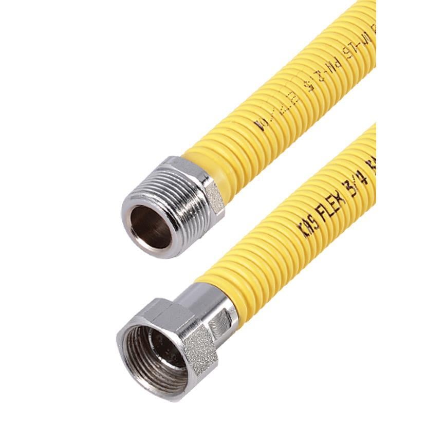 Flex Gaz Bağlantı Paslanmaz 3/4-3/4 75Cm