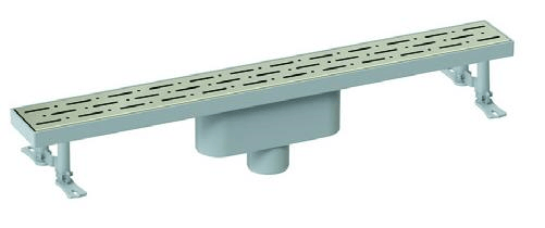 Maxiflow Duş Kanalı Klasik Line Pas.Iz Ø50 20Cm Alt 