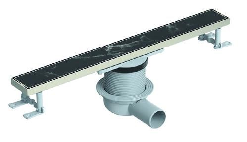 Maxiflow Duş Kanalı Klasik Scala 360°Pas.Göv&Çer Ser.U.60 Yan