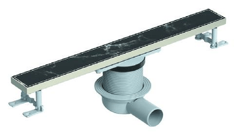 Maxiflow Duş Kanalı Klasik Scala 360°Pas.Göv&Çer Ser.U.80 Yan