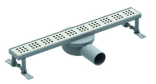 Maxiflow Duş Kanalı Pera Line Pas.Iz Ø50 80Cm Yan