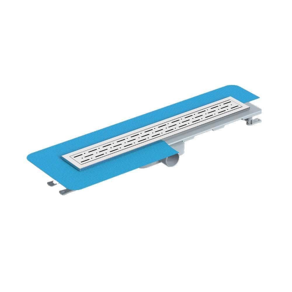 Maxiflow Duş Kanalı Std Deluxe Tm.Pas.Iz Ø50 33Cm Yan