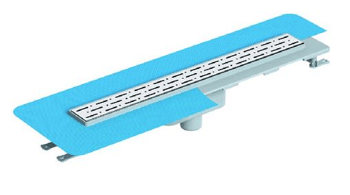 Maxiflow Duş Kanalı Std Line Tm.Pas.Iz Ø50 80Cm Alt