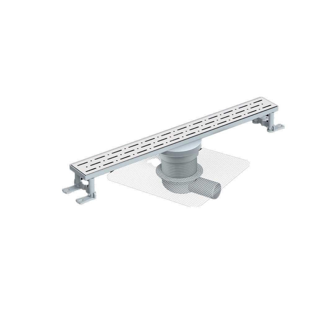 Maxiflow Duş Kanalı Style Lıne File Y360°Pas.Izø50 33Cm Yan