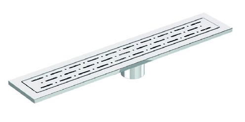Maxiflow Duş Kanalı Style Simple Vega Lux Pas.Göv&Iz Ø50 40 Alt