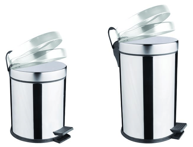 Maxiflow Pedallı Çöp Kovası Amort.Kapak 8Lt Ø21*35Cm 430