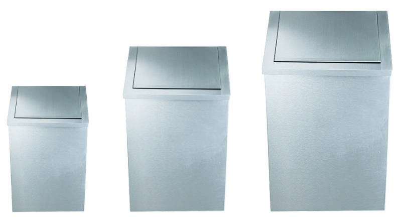 Maxiflow Sallanır Kapak Çöp Kovası 36lt 24*28*65Cm 430 