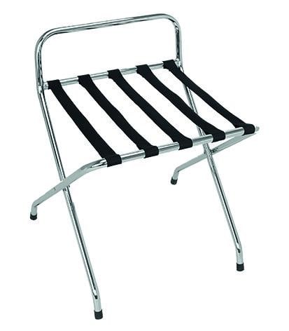 Otel Valiz Sehpası Krom 45*55*55Cm