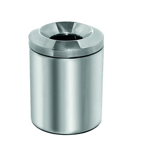 Üstüner Çöp Kovası Yanmaz Pasl. Ø20*25Cm 8lt
