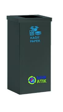 Üstüner Geri Dönüşüm Kutusu İç Kovalı 30*70*30Cm