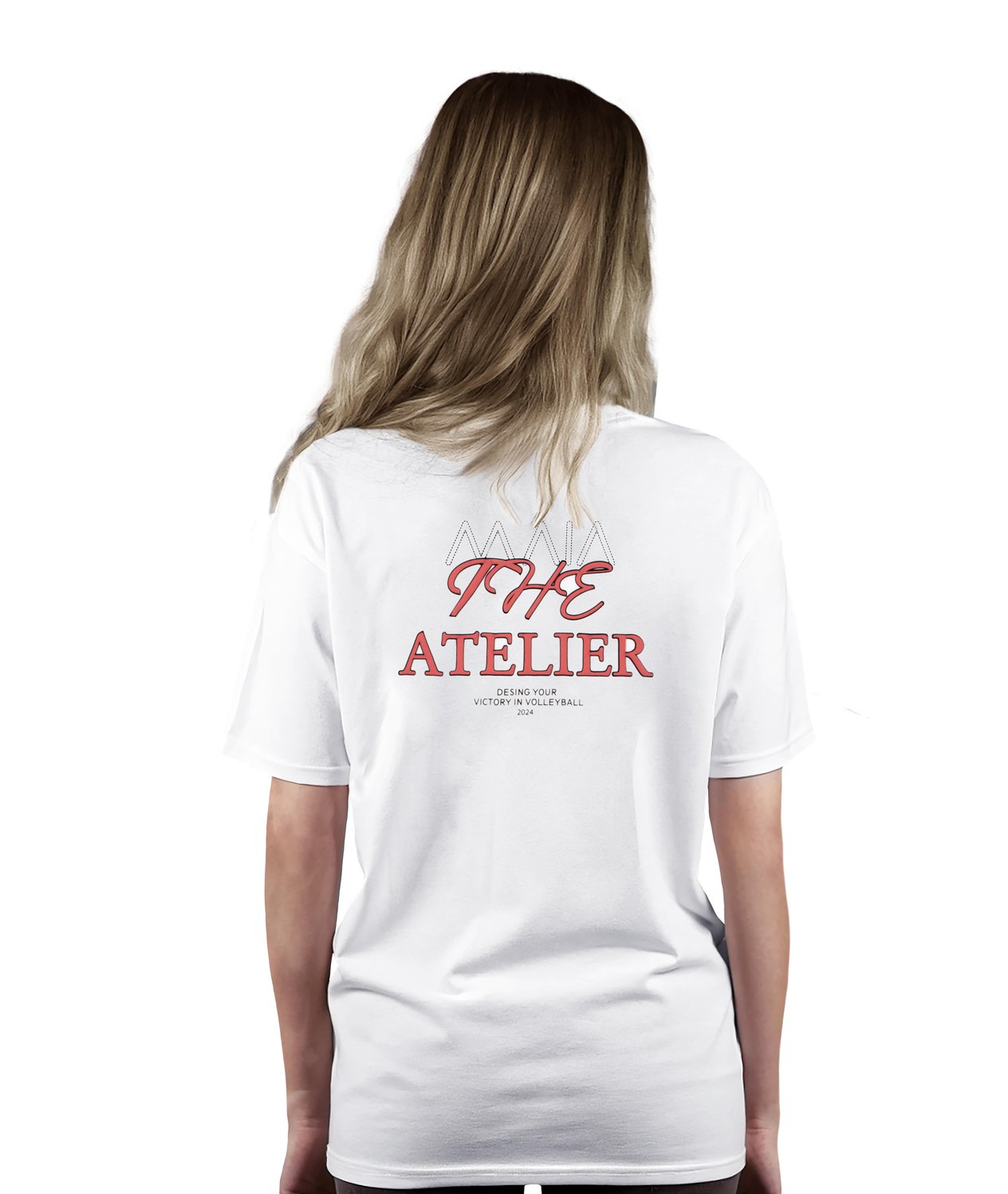 Kadın Volleyball Baskılı Oversize T-shirt
