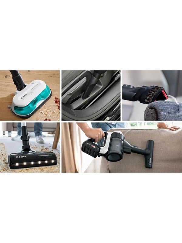 Bosch BCS71HYG1 Şarjlı Dik Süpürge Aqua, Beyaz