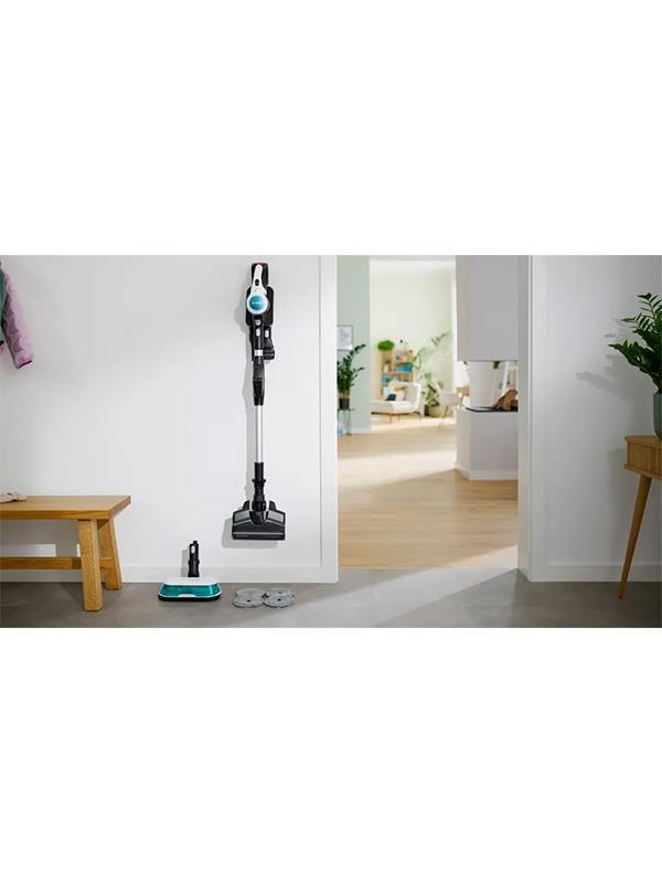 Bosch BCS71HYG1 Şarjlı Dik Süpürge Aqua, Beyaz