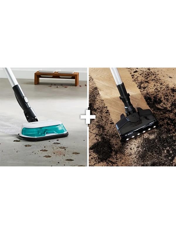 Bosch BCS71HYG1 Şarjlı Dik Süpürge Aqua, Beyaz