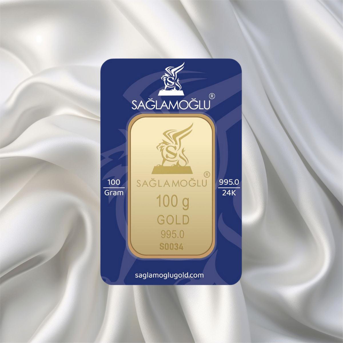 100 GR 24 AYAR SAĞLAMOĞLU GRAM ALTIN