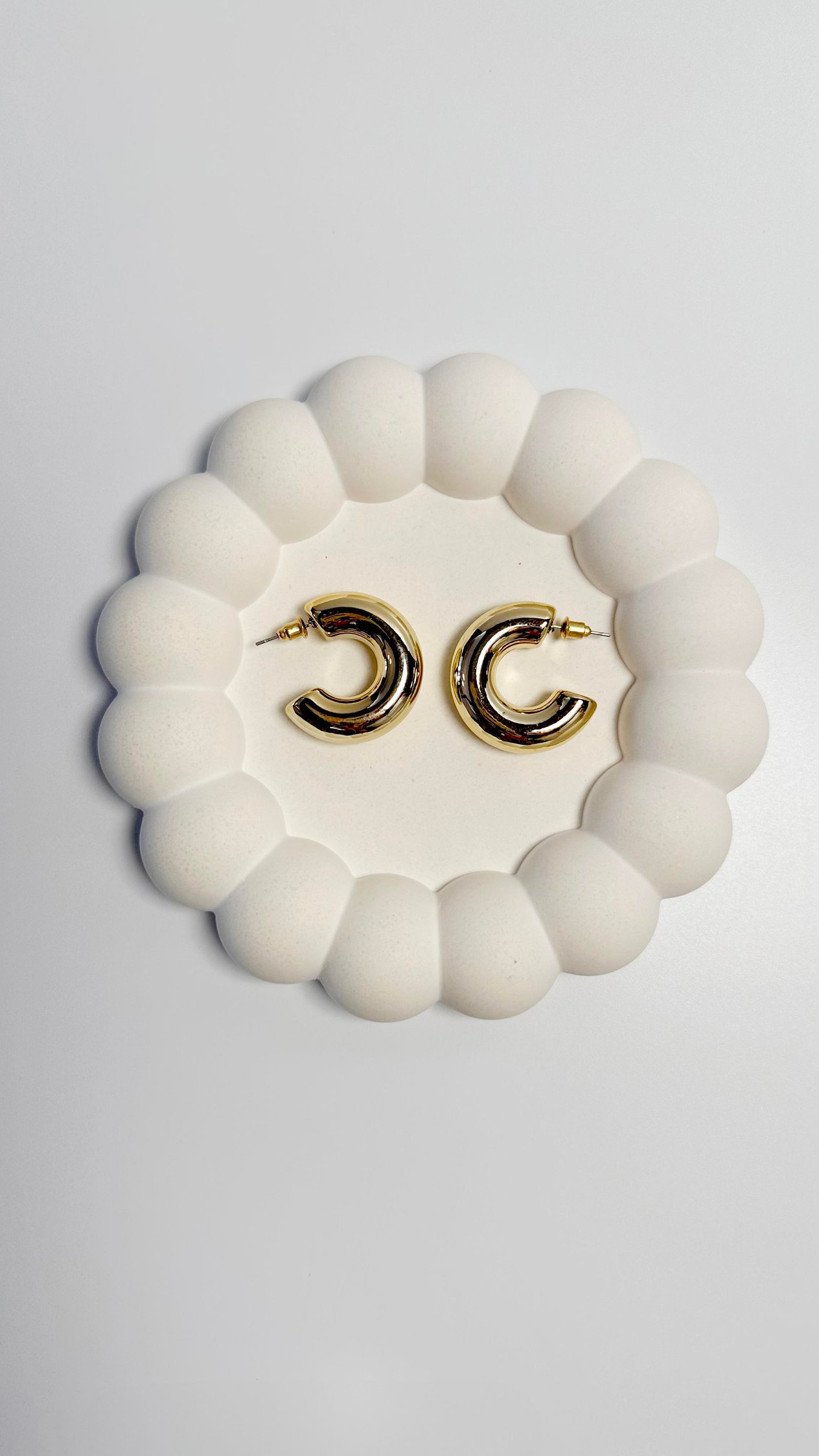 Gold Boru Çelik Küpe