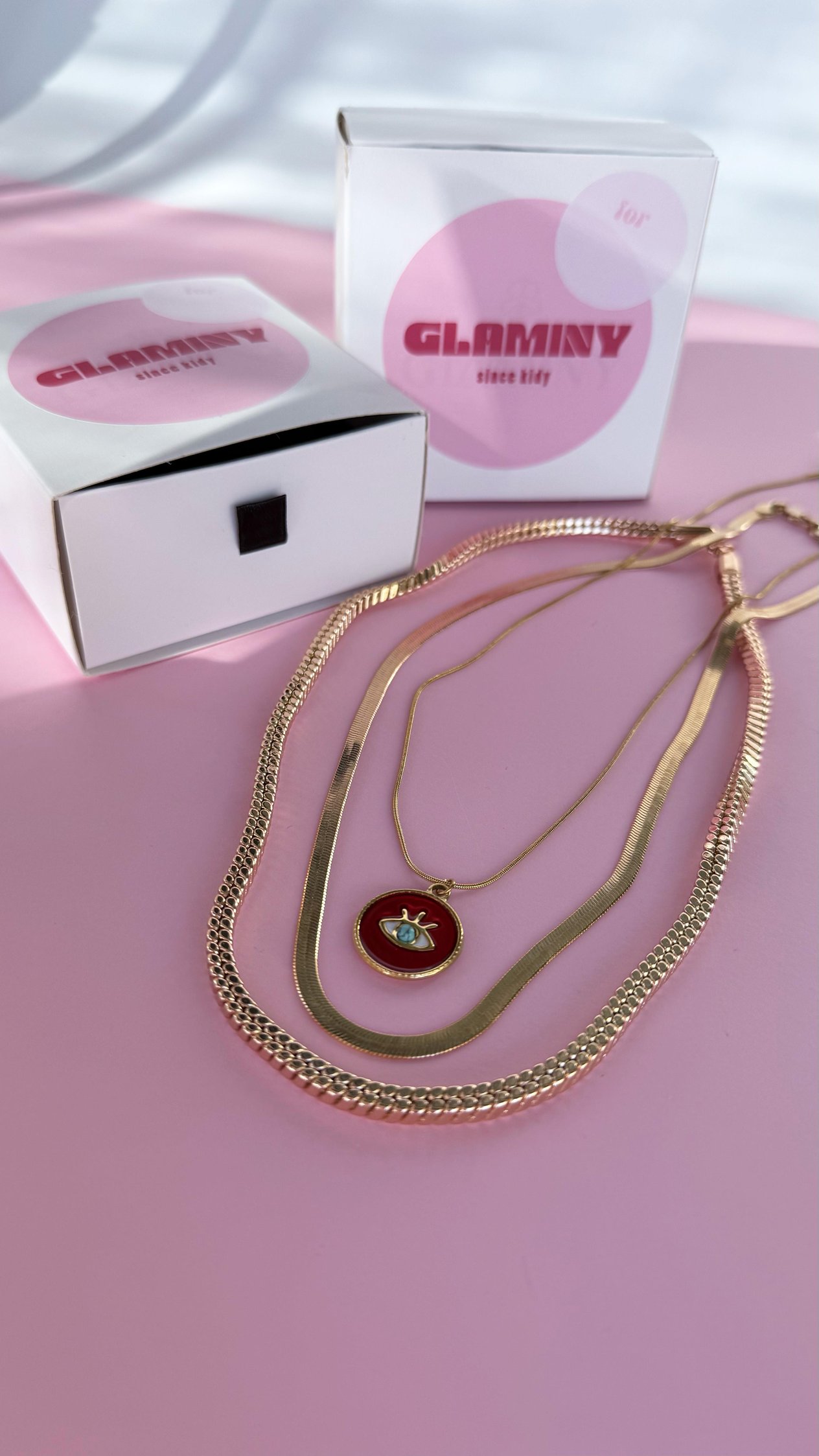 Rose Gold Kolye Seti