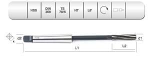  EVAR  HSS DIN 208 L-RN MAK.RAYBASI 18  MM.H7