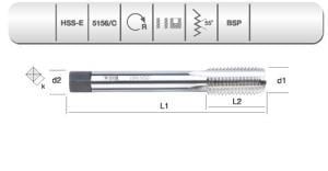  EVAR  HSS-E DIN 5156/C  MAK.KLVZ.G 1/2