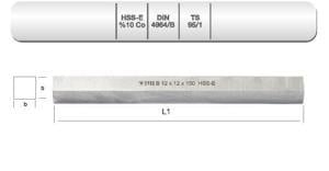  EVAR  HSSE-Co10 DIN4964 B TORNA KAL.20X 20X160