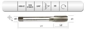  EVAR  HSSE DIN2183/C MAK.KLVZ. UNF 5/16